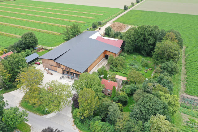 Dronefoto nieuw pand sep 2021